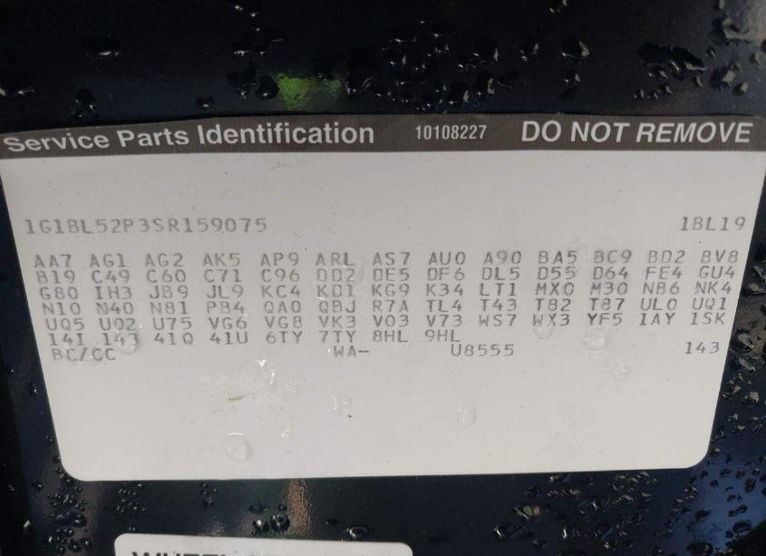 Photo 9 of 1995 Chevrolet Caprice / IMPALA CLASSIC SS (VIN 1G1BL52P3SR159075)