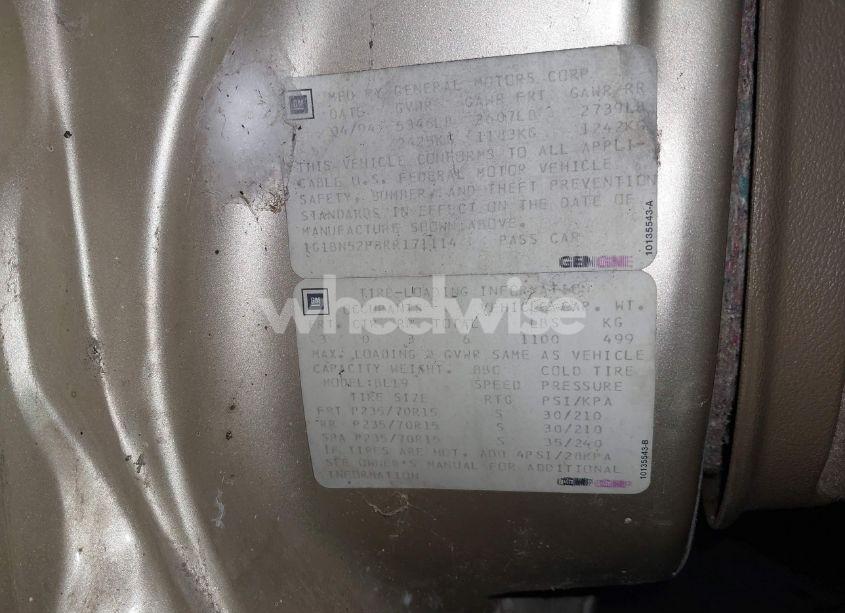 Photo 9 of 1994 Chevrolet Caprice CLASSIC LS (VIN 1G1BN52P8RR171114)