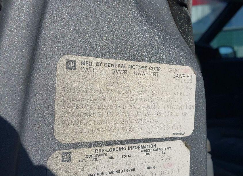 Photo 9 of 1988 Chevrolet Caprice CLASSIC BROUGHAM (VIN 1G1BU51HXJA168103)