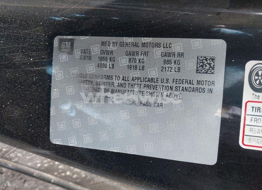 Photo 9 of 2018 Chevrolet Camaro 1LT (VIN 1G1FB1RX8J0160874)