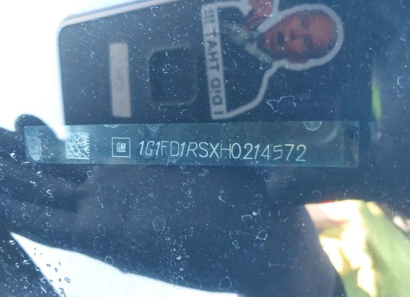 Photo 9 of 2017 Chevrolet Camaro 2LT (VIN 1G1FD1RSXH0214572)