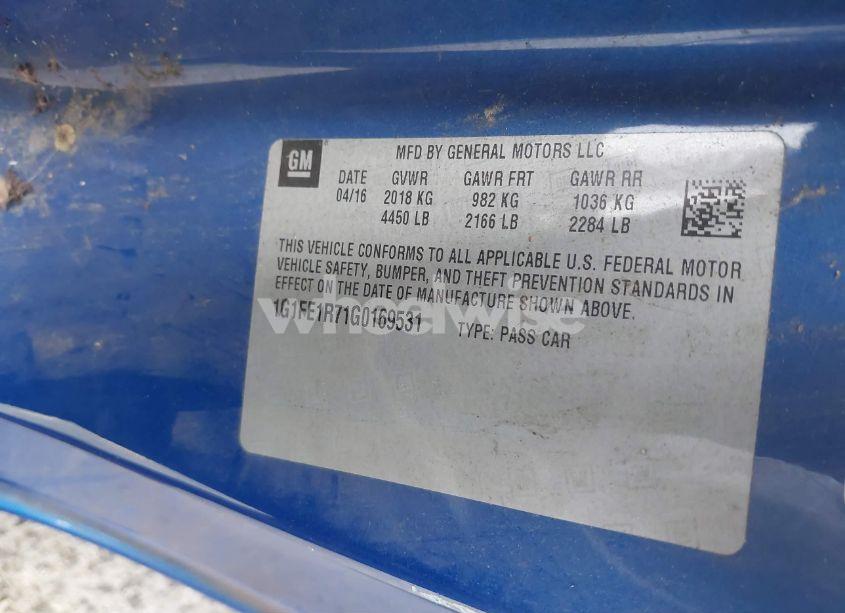 Photo 9 of 2016 Chevrolet Camaro 1SS (VIN 1G1FE1R71G0169531)