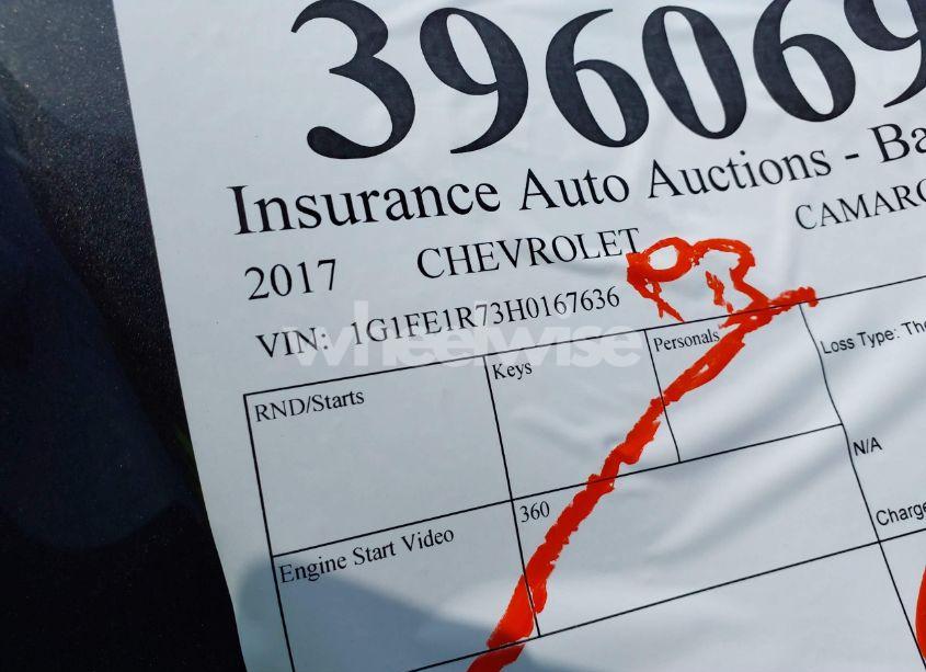 Photo 9 of 2017 Chevrolet Camaro 1SS (VIN 1G1FE1R73H0167636)