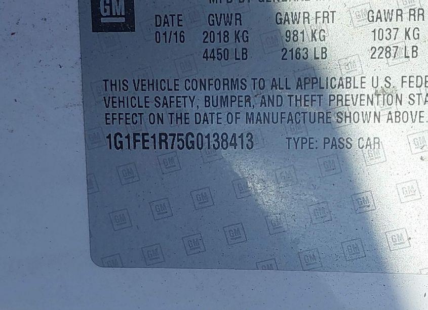 Photo 9 of 2016 Chevrolet Camaro 1SS (VIN 1G1FE1R75G0138413)