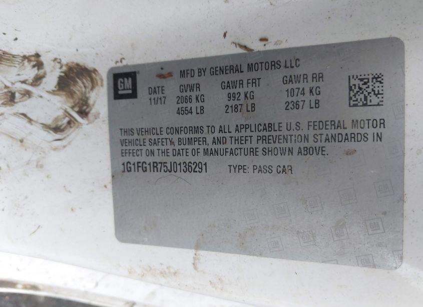 Photo 9 of 2018 Chevrolet Camaro 2SS (VIN 1G1FG1R75J0136291)