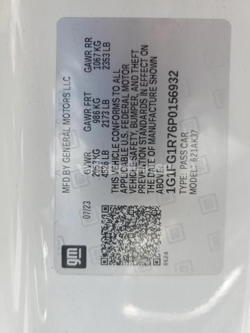 Photo 10 of 2023 CHEVROLET CAMARO SS (VIN 1G1FG1R76P0156932)