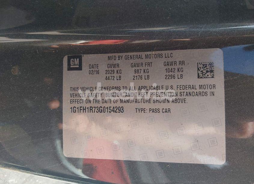 Photo 9 of 2016 Chevrolet Camaro 2SS (VIN 1G1FH1R73G0154293)