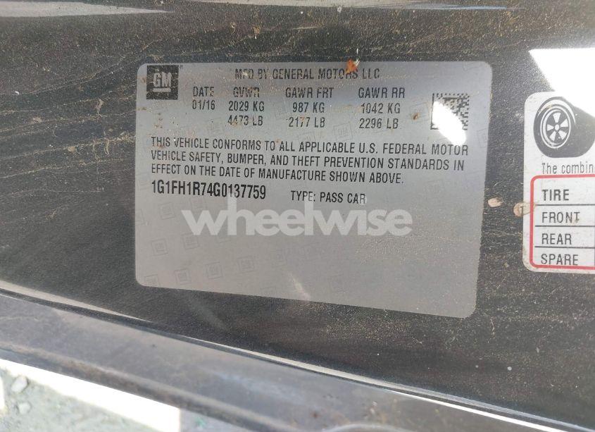 Photo 9 of 2016 Chevrolet Camaro 2SS (VIN 1G1FH1R74G0137759)