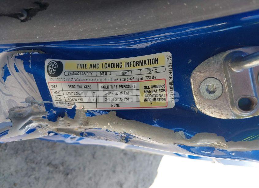 Photo 9 of 2017 Chevrolet Camaro 2SS (VIN 1G1FH1R78H0177814)