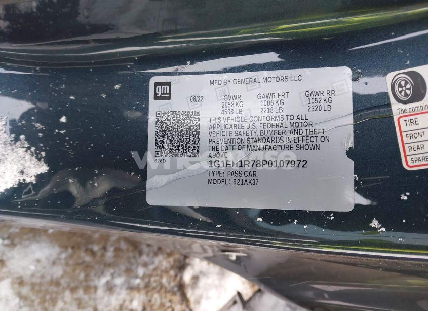 Photo 9 of 2023 Chevrolet Camaro RWD 2SS (VIN 1G1FH1R78P0107972)