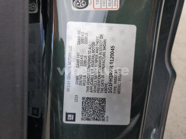 Photo 5 of 2020 CHEVROLET CAMARO SS (VIN 1G1FH1R79L0120045)