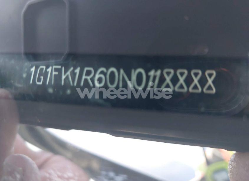 Photo 9 of 2022 Chevrolet Camaro RWD ZL1 (VIN 1G1FK1R60N0118888)