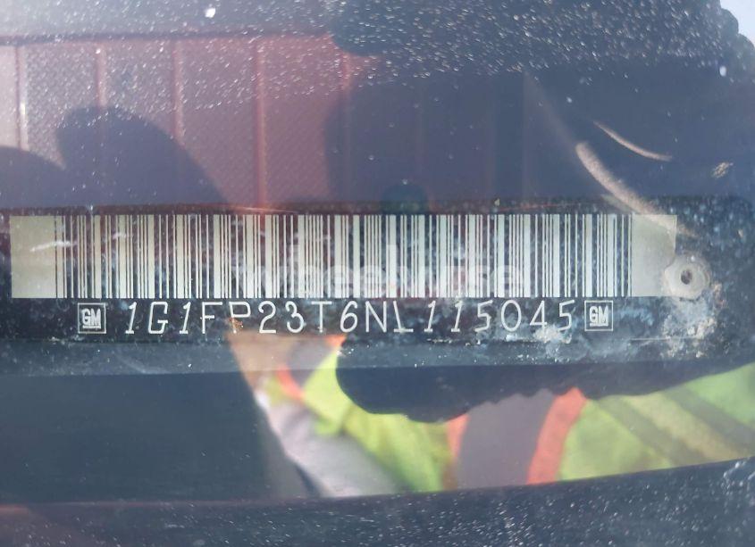 Photo 9 of 1992 Chevrolet Camaro RS (VIN 1G1FP23T6NL115045)