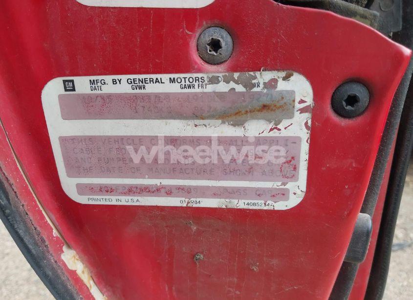 Photo 9 of 1986 Chevrolet Camaro (VIN 1G1FP87S5GL115609)