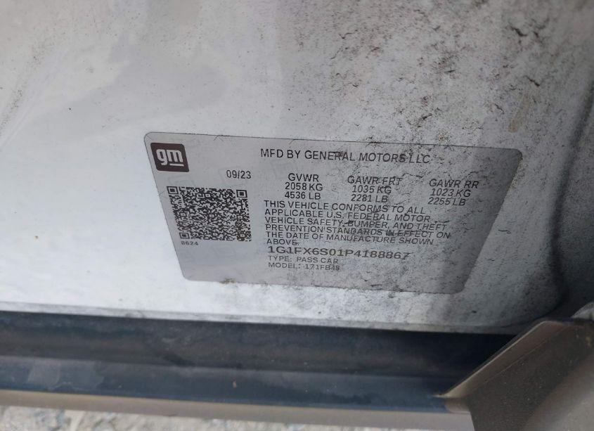 Photo 9 of 2023 Chevrolet Bolt EV 2LT (VIN 1G1FX6S01P4188867)