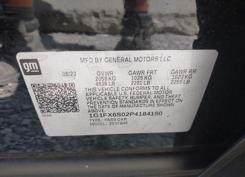 Photo 9 of 2023 Chevrolet Bolt EV 2LT (VIN 1G1FX6S02P4184150)