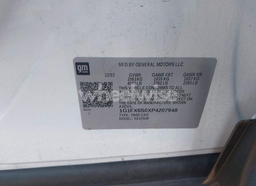 Photo 9 of 2023 Chevrolet Bolt EV FWD 2LT (VIN 1G1FX6S0XP4207948)