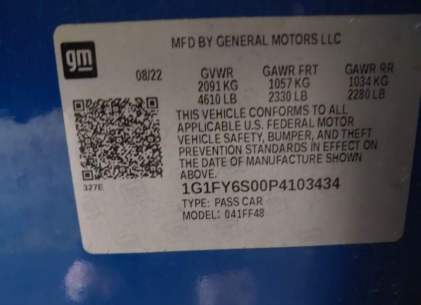 Photo 9 of 2023 Chevrolet Bolt EUV FWD LT (VIN 1G1FY6S00P4103434)