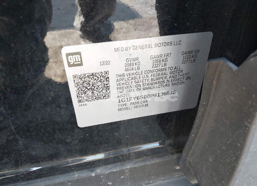 Photo 9 of 2023 Chevrolet Bolt EUV FWD LT (VIN 1G1FY6S00P4130875)