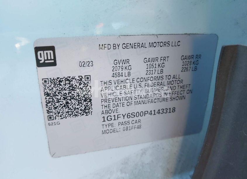 Photo 9 of 2023 Chevrolet Bolt EUV FWD LT (VIN 1G1FY6S00P4143318)