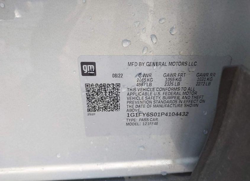 Photo 9 of 2023 Chevrolet Bolt EUV FWD LT (VIN 1G1FY6S01P4104432)