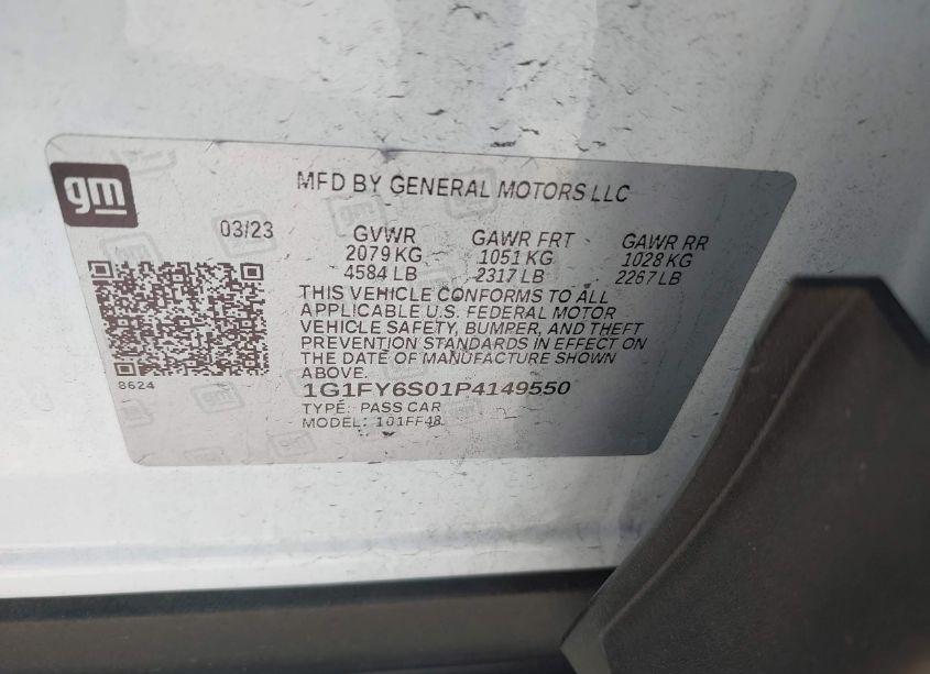 Photo 9 of 2023 Chevrolet Bolt EUV FWD LT (VIN 1G1FY6S01P4149550)