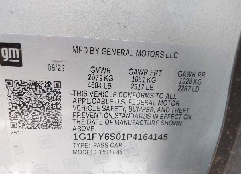 Photo 9 of 2023 Chevrolet Bolt EUV FWD LT (VIN 1G1FY6S01P4164145)