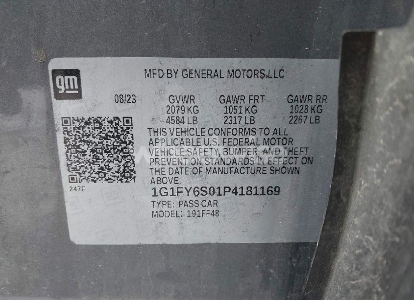 Photo 9 of 2023 Chevrolet Bolt EUV FWD LT (VIN 1G1FY6S01P4181169)