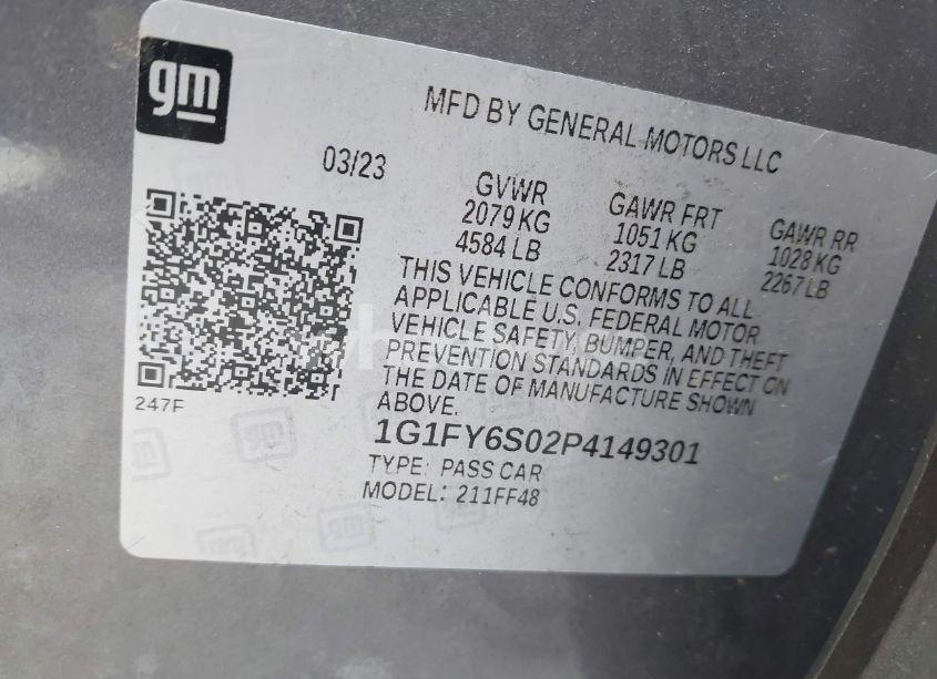 Photo 9 of 2023 Chevrolet Bolt EUV FWD LT (VIN 1G1FY6S02P4149301)