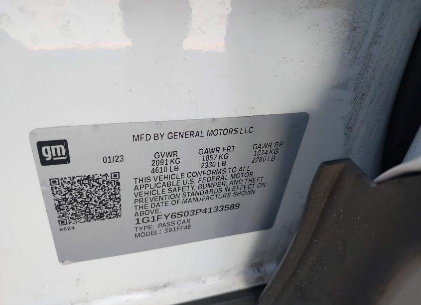Photo 9 of 2023 Chevrolet Bolt EUV FWD LT (VIN 1G1FY6S03P4133589)