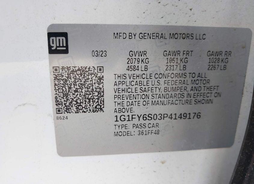 Photo 9 of 2023 Chevrolet Bolt EUV FWD LT (VIN 1G1FY6S03P4149176)