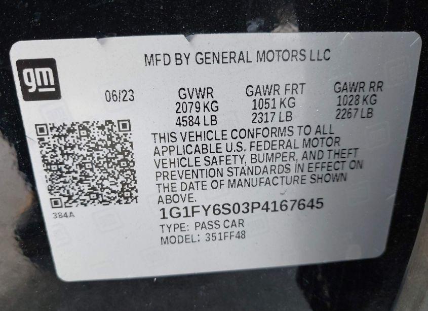 Photo 9 of 2023 Chevrolet Bolt EUV FWD LT (VIN 1G1FY6S03P4167645)