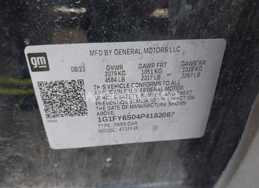 Photo 9 of 2023 Chevrolet Bolt EUV FWD LT (VIN 1G1FY6S04P4182087)