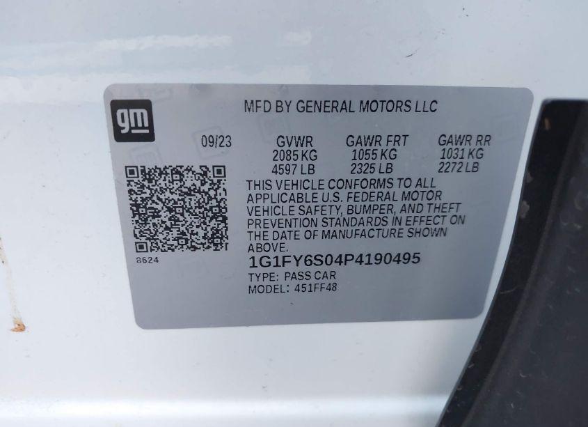 Photo 9 of 2023 Chevrolet Bolt EUV FWD LT (VIN 1G1FY6S04P4190495)