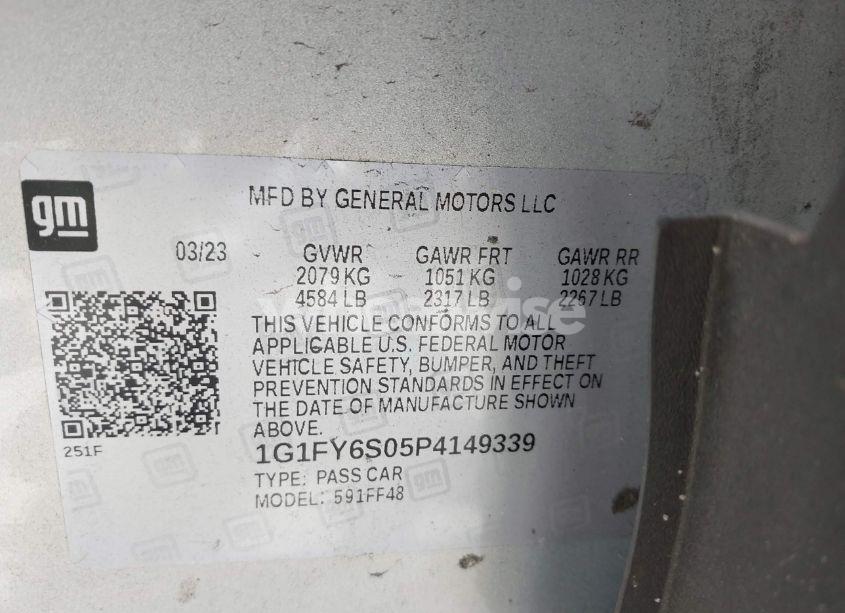 Photo 9 of 2023 Chevrolet Bolt EUV FWD LT (VIN 1G1FY6S05P4149339)