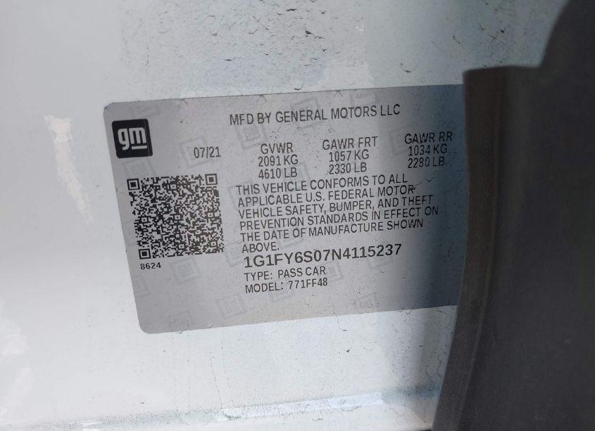 Photo 9 of 2022 Chevrolet Bolt EUV FWD LT (VIN 1G1FY6S07N4115237)