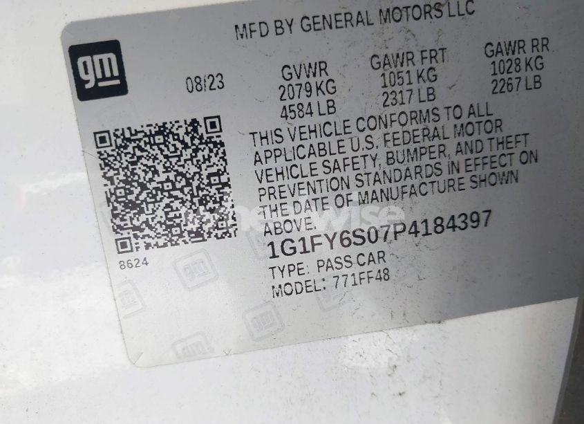 Photo 9 of 2023 Chevrolet Bolt EUV FWD LT (VIN 1G1FY6S07P4184397)