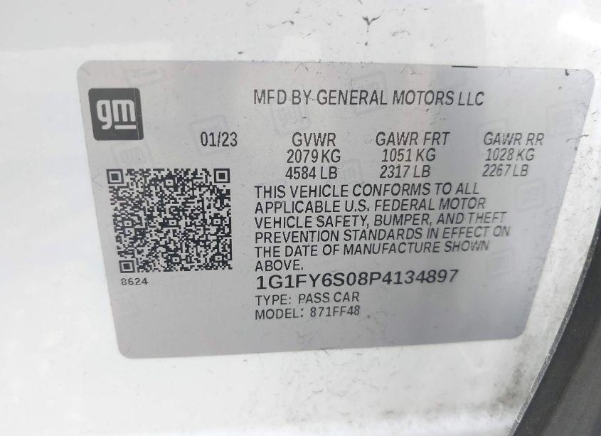 Photo 9 of 2023 Chevrolet Bolt EUV FWD LT (VIN 1G1FY6S08P4134897)