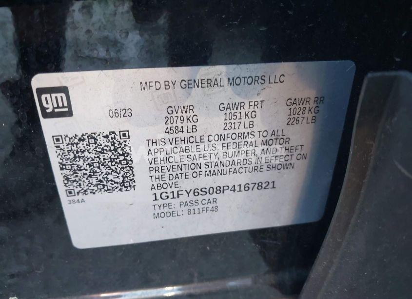 Photo 9 of 2023 Chevrolet Bolt EUV FWD LT (VIN 1G1FY6S08P4167821)