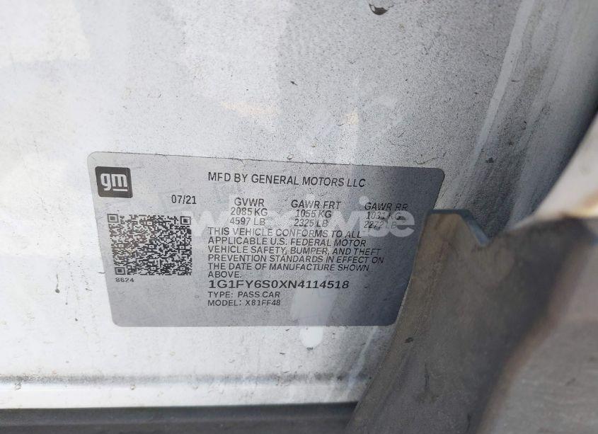 Photo 9 of 2022 Chevrolet Bolt EUV FWD LT (VIN 1G1FY6S0XN4114518)