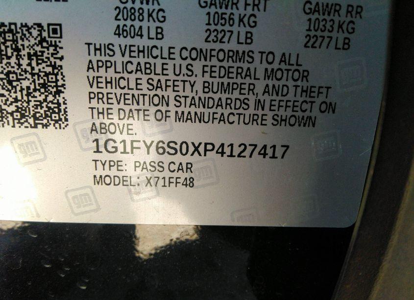 Photo 9 of 2023 Chevrolet Bolt EUV FWD LT (VIN 1G1FY6S0XP4127417)