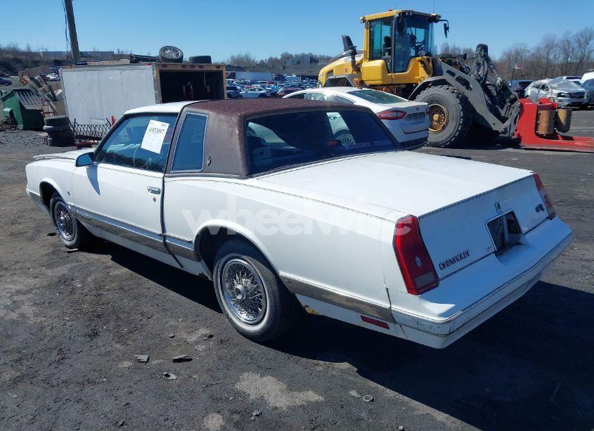 Photo 3 of 1987 Chevrolet Monte CARLO (VIN 1G1GZ11H7HR122675)