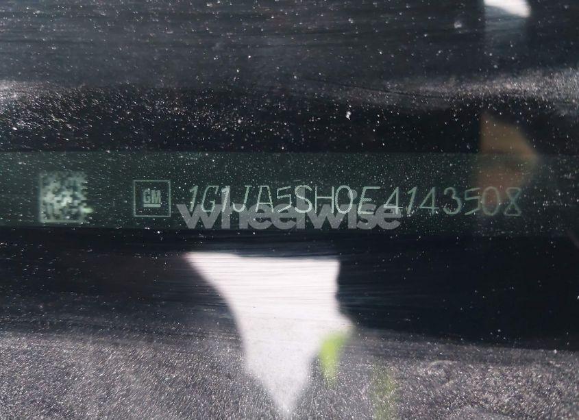 Photo 9 of 2014 Chevrolet Sonic LS AUTO (VIN 1G1JA5SH0E4143508)