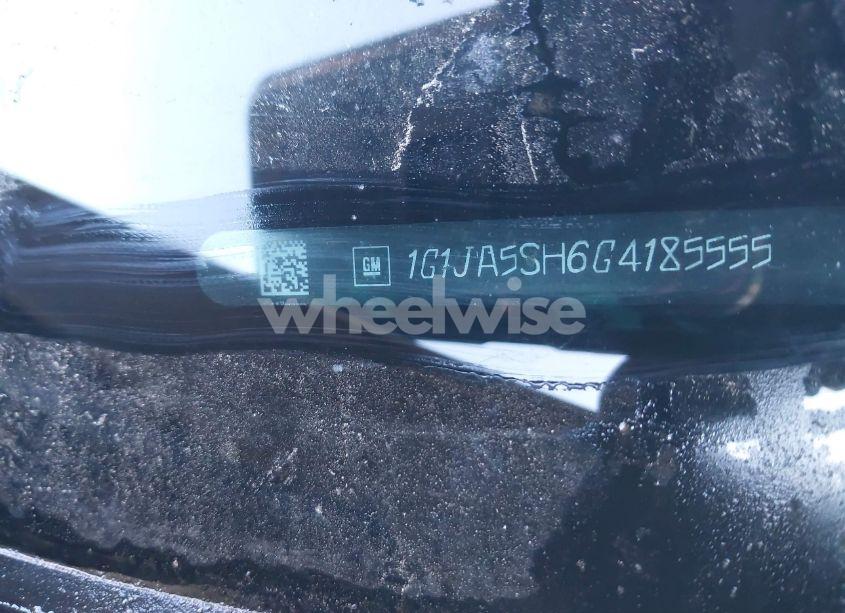 Photo 9 of 2016 Chevrolet Sonic LS AUTO (VIN 1G1JA5SH6G4185555)