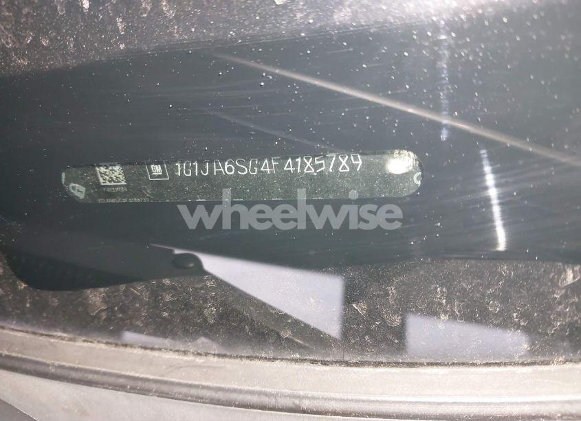 Photo 9 of 2015 Chevrolet Sonic LS AUTO (VIN 1G1JA6SG4F4185789)