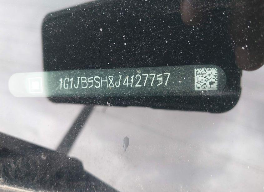 Photo 9 of 2018 Chevrolet Sonic LS AUTO (VIN 1G1JB5SH8J4127757)