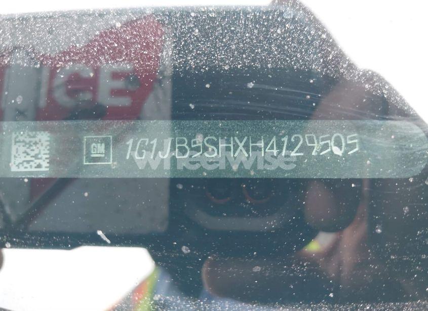 Photo 9 of 2017 Chevrolet Sonic LS AUTO (VIN 1G1JB5SHXH4129505)