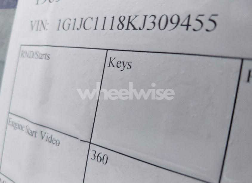 Photo 9 of 1989 Chevrolet Cavalier (VIN 1G1JC1118KJ309455)