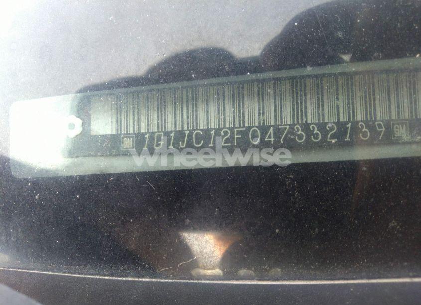 Photo 9 of 2004 Chevrolet Cavalier (VIN 1G1JC12F047332139)