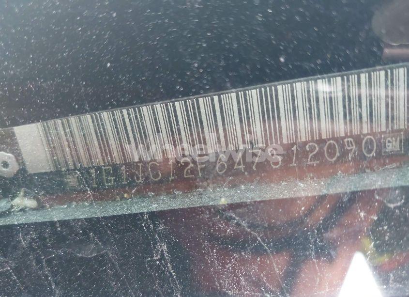 Photo 8 of 2004 Chevrolet Cavalier (VIN 1G1JC12F647312090)